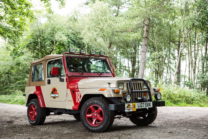 Jurassic Park Jeep wedding car for hire