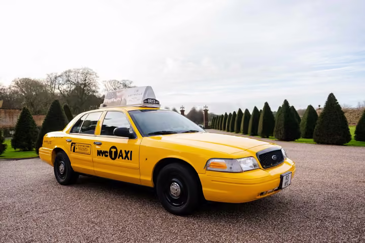NYC Yellow Taxi wedding car for hire